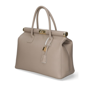 Borsa a mano da donna - Modello Aleria - Vera pelle - 35.0 x 26.0 x 16.0 cm