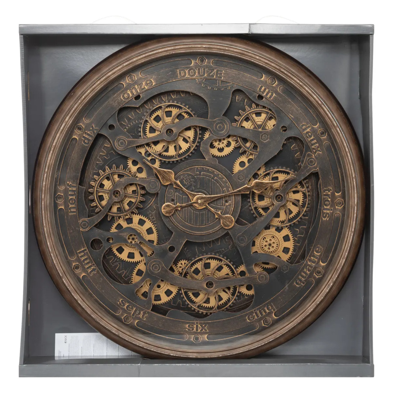 Horloge "Alban" verre D76cm