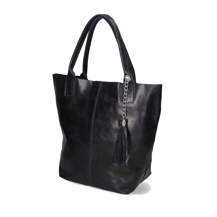Borsa a mano da donna - Modello Althea - Vera pelle - 41.0 x 36.0 x 19.0 cm