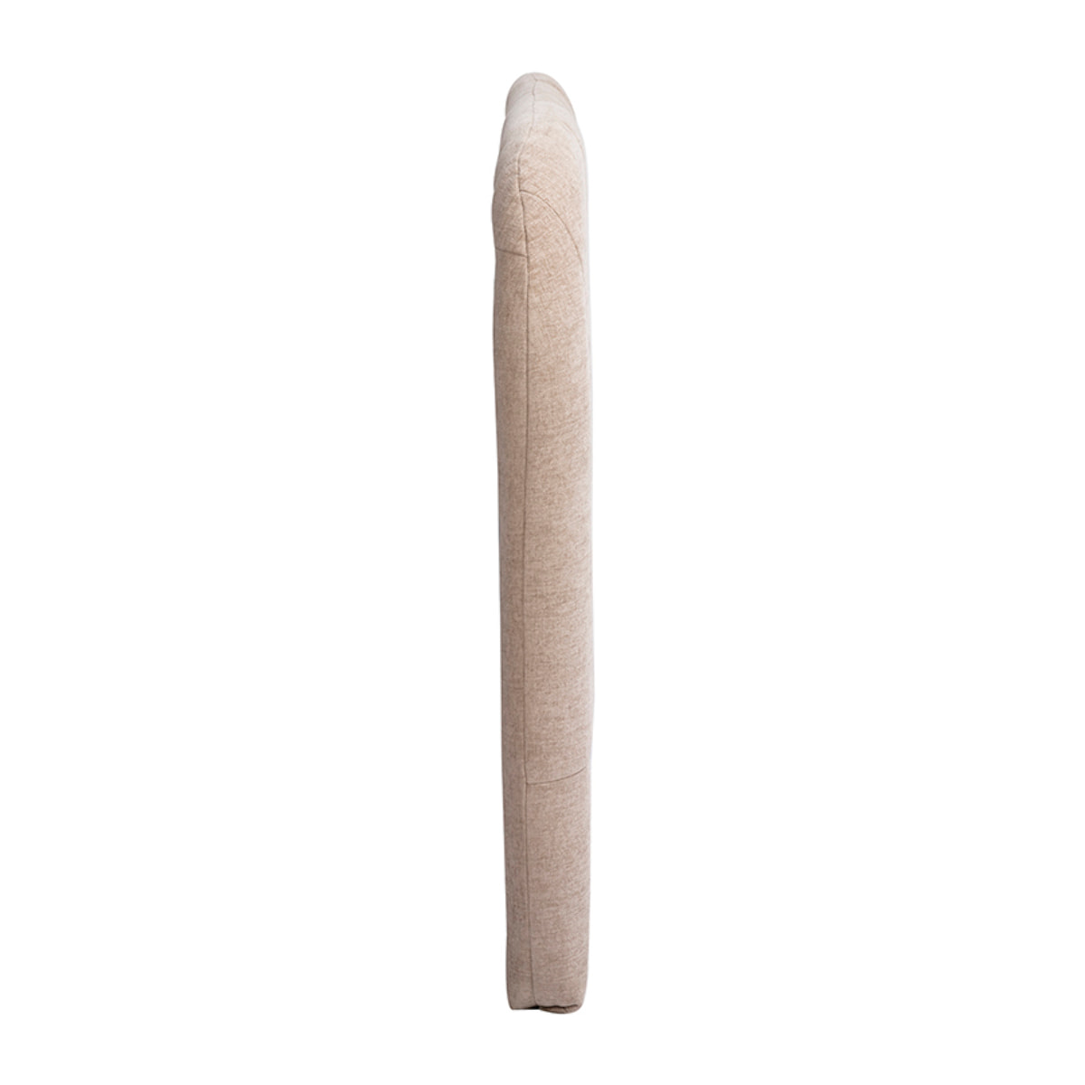 Tête de lit en tissu effet velours texturé beige L169 cm ALANIS
