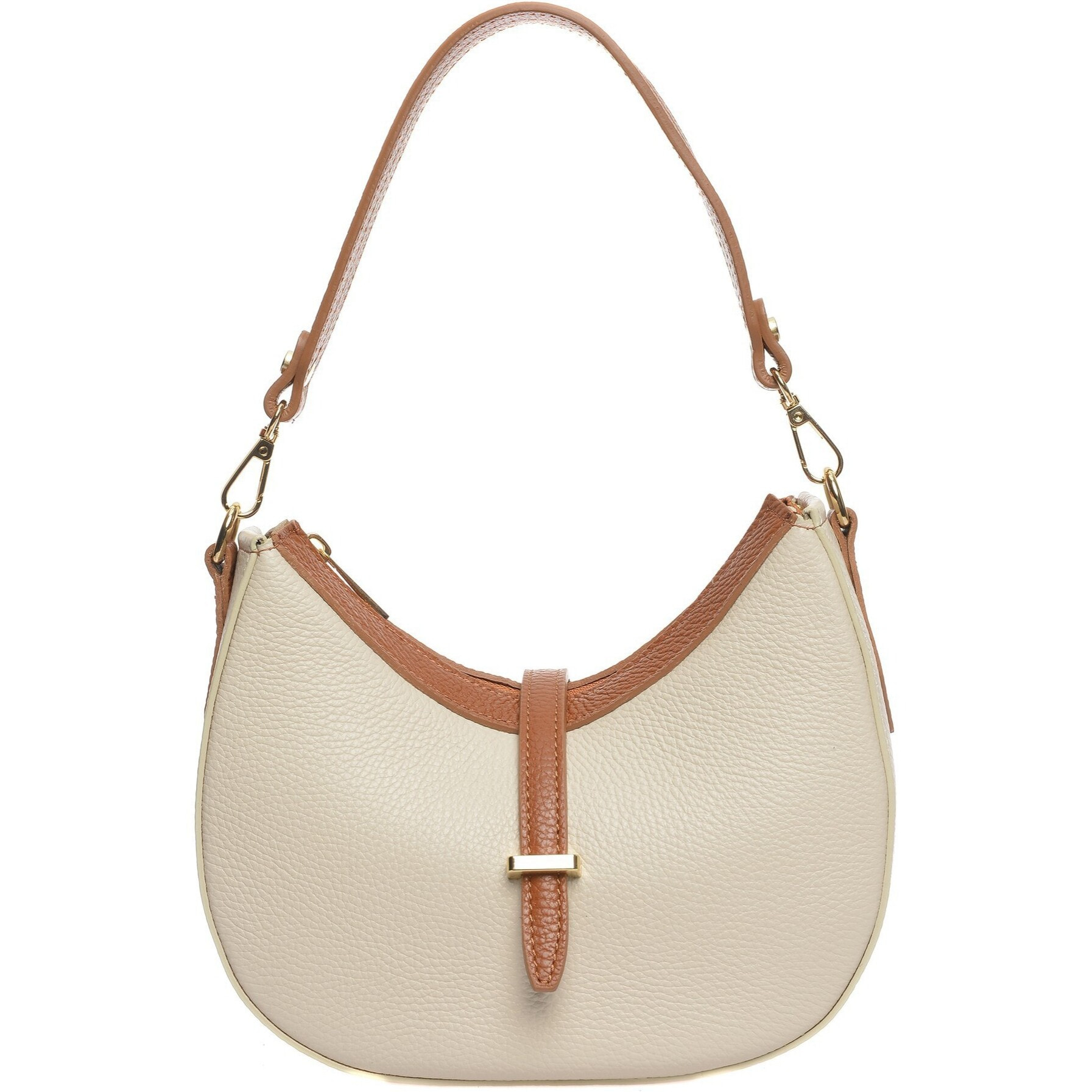 Borsa a spalla Anna Luchini Beige