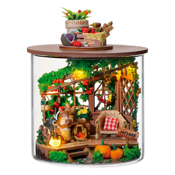 Collezione Bottiglie da Sogno, Momento Abbondante. Modello 3D realistico con grande dettaglio e luci LED.