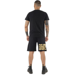 Conjunto completo para hombre compuesto por camiseta Leone Basic y pantalón corto