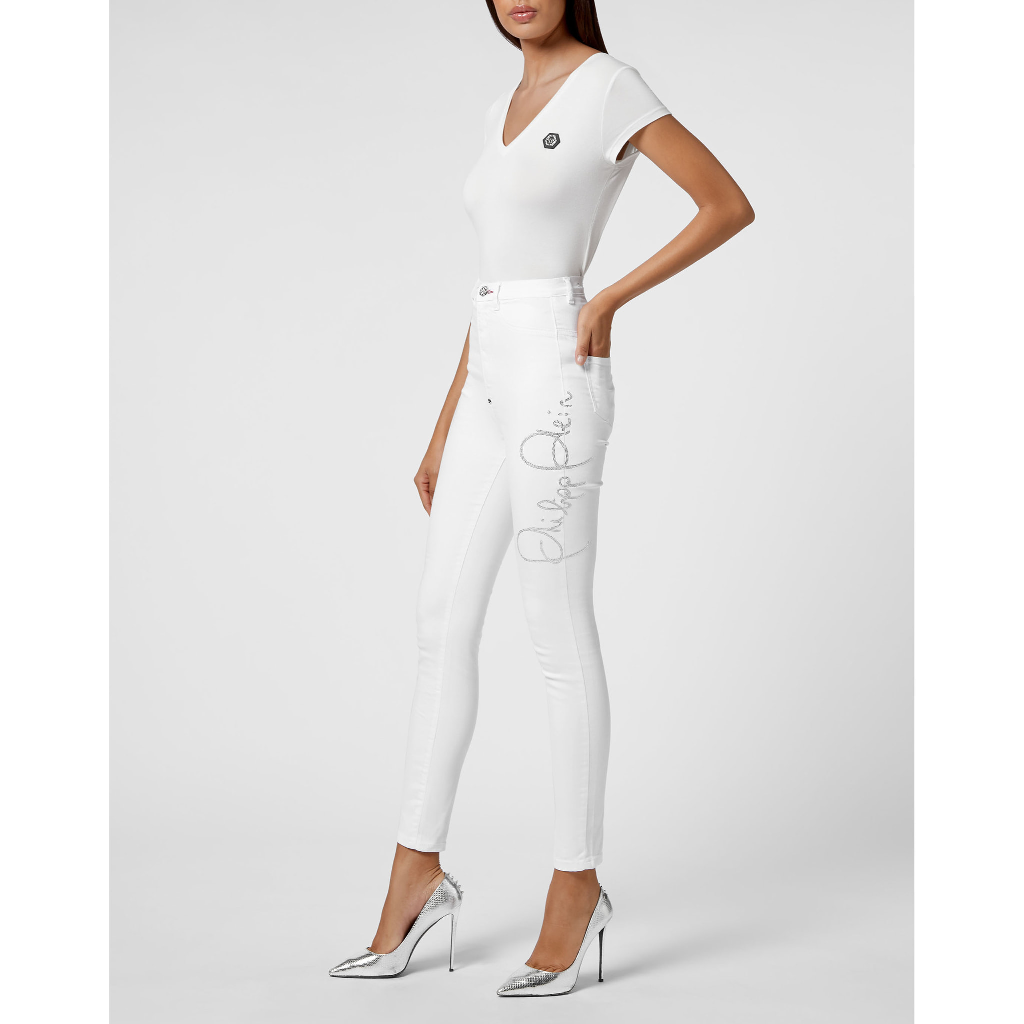 PHILIPP PLEIN Super High Waist Jegging