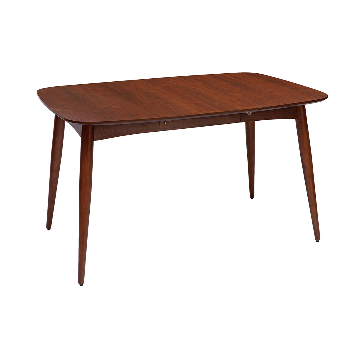 Table à manger extensible carrée en bois foncé L90-130 cm NORDECO