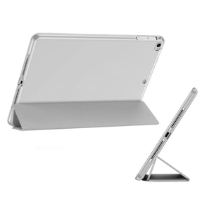 Étui Smart Cover iPad 9.7' (2017/2018) / iPad Air (2013/2014) / iPad Pro 9.7' (2016) Argent à Rabat avec Support