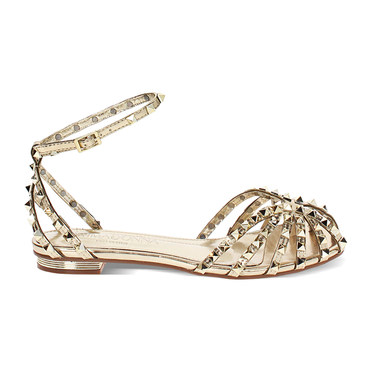 Ballerine slingback donna dorate