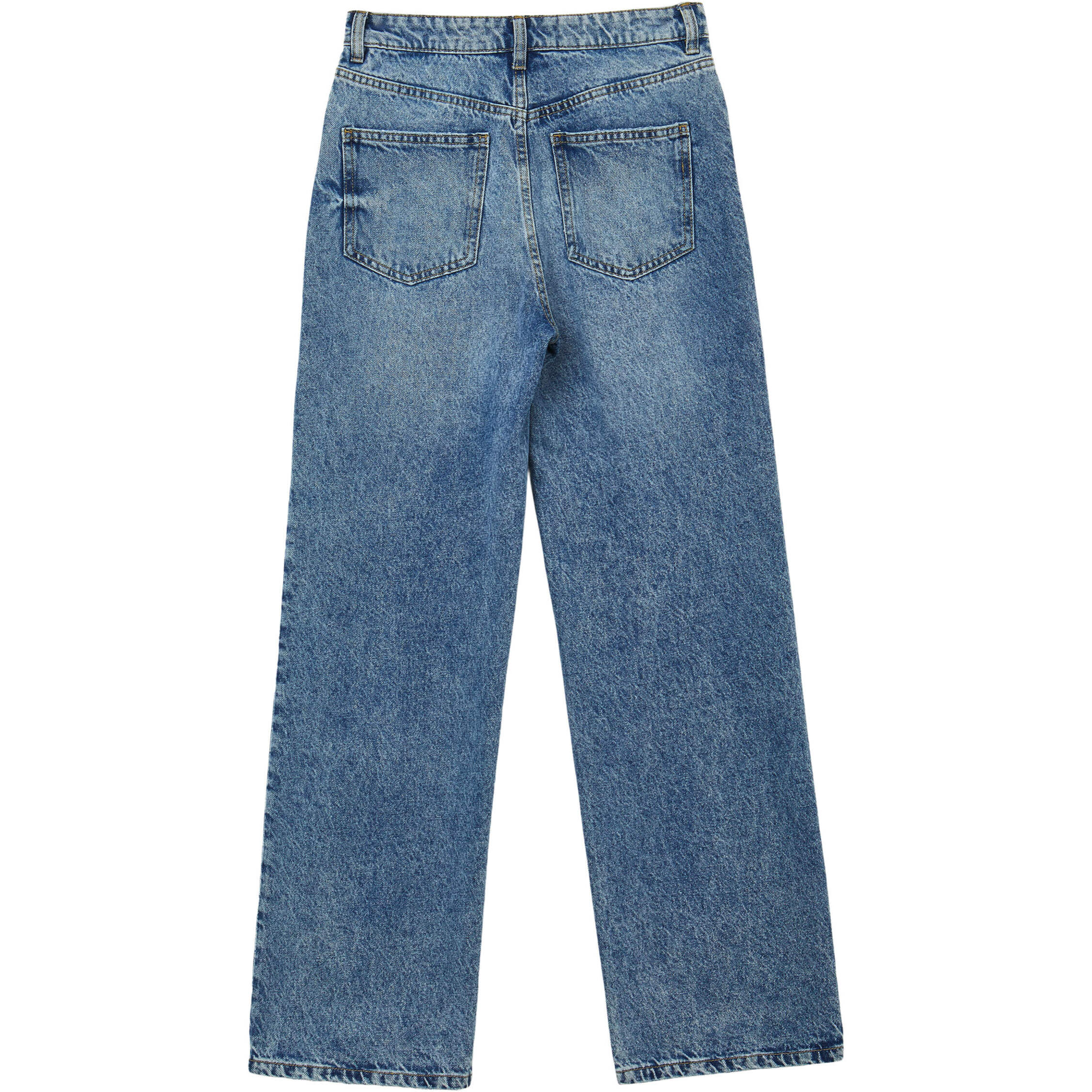 Jeans wide leg vita alta