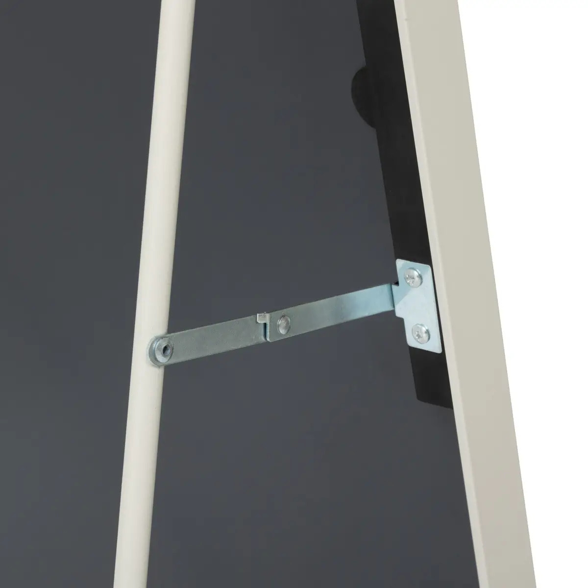 Miroir pied en métal 160x56cm beige