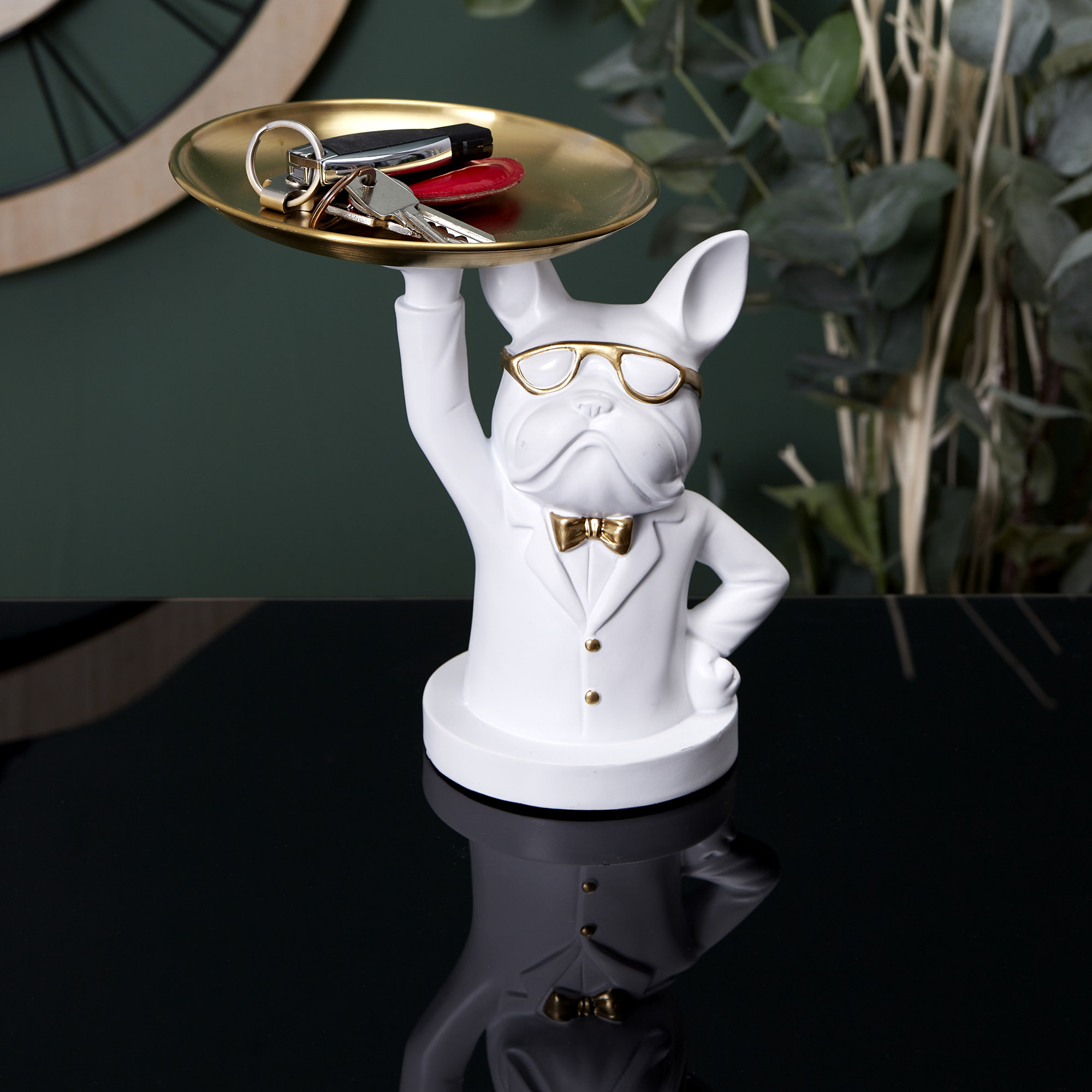 Statue Bulldog  Vide Poche  23cm