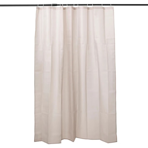 Rideau de douche 180x200cm Beige naturel Colorama