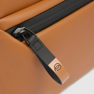 Piquadro Pochette porta iPad®mini in tessuto gommato resistente all'acqua con tracolla rimovibile