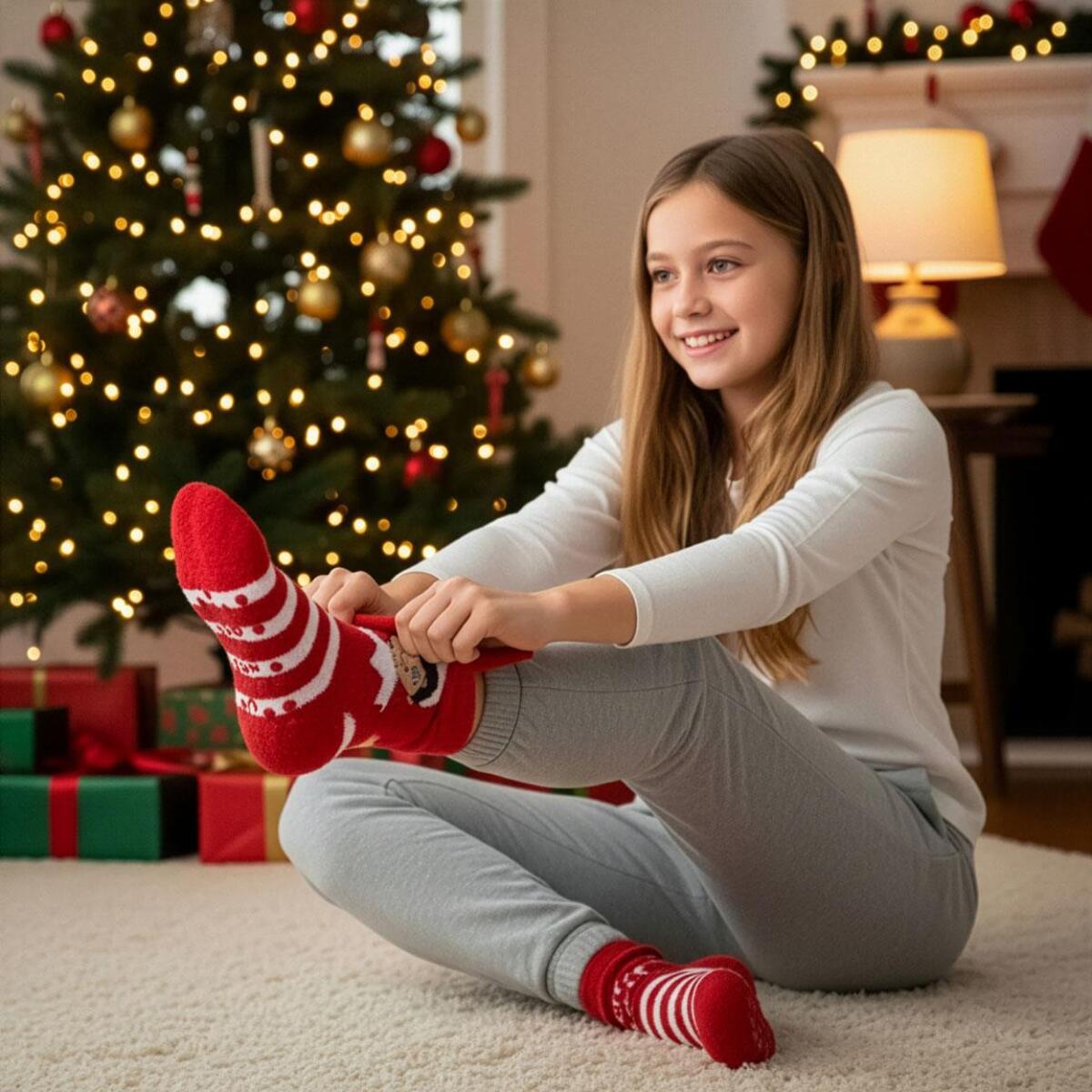 Calcetines The Elf - Color Rojo - Talla 36-43