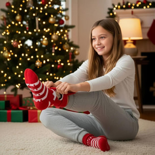 Calcetines The Elf - Color Rojo - Talla 36-43