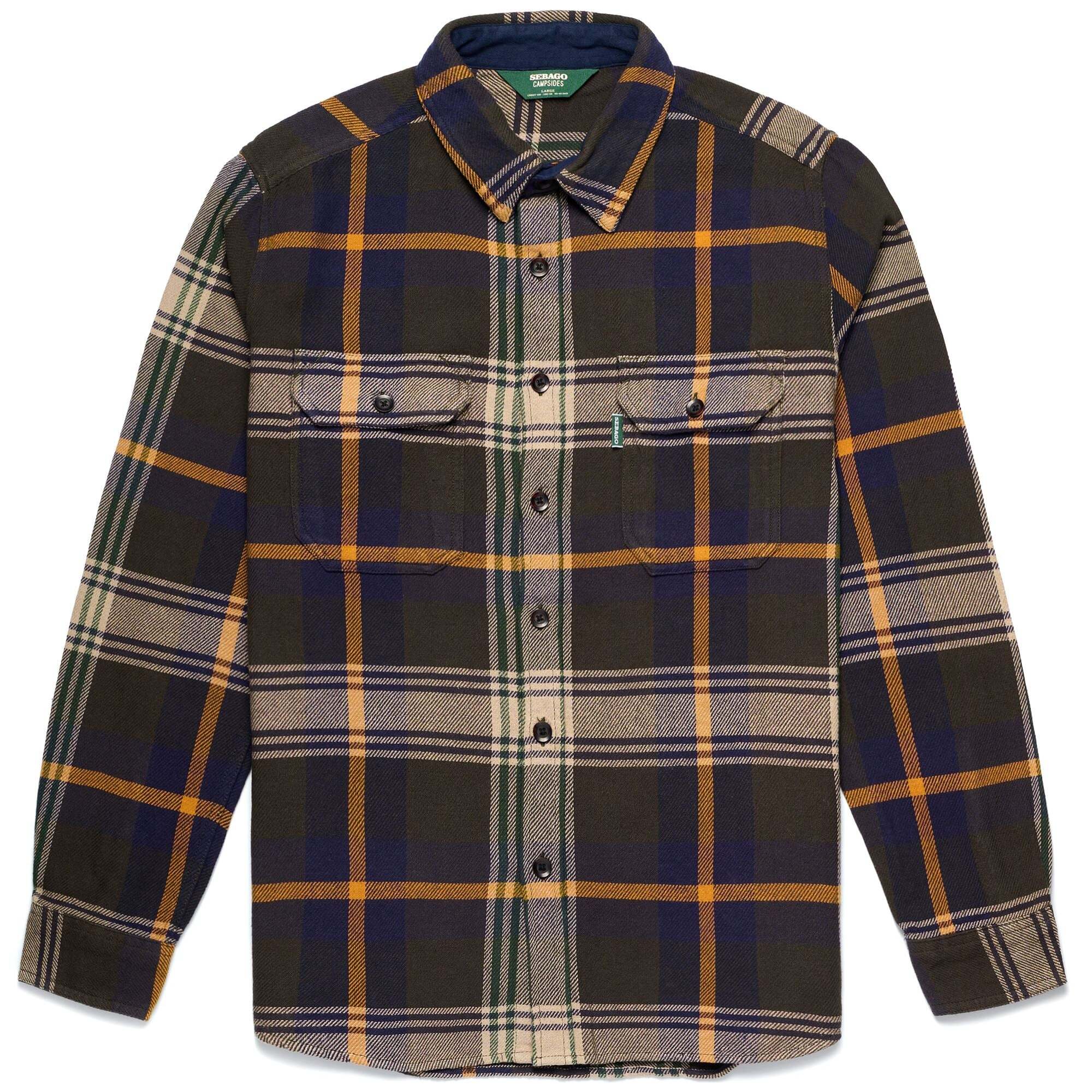 Overshirt Sebago Uomo Donna Verde STETSON
