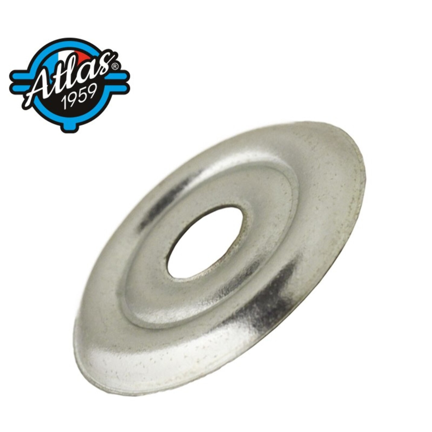 Rosace plate en acier zingué - 30 mm - Boite de 100 - SCELL-IT - RP30