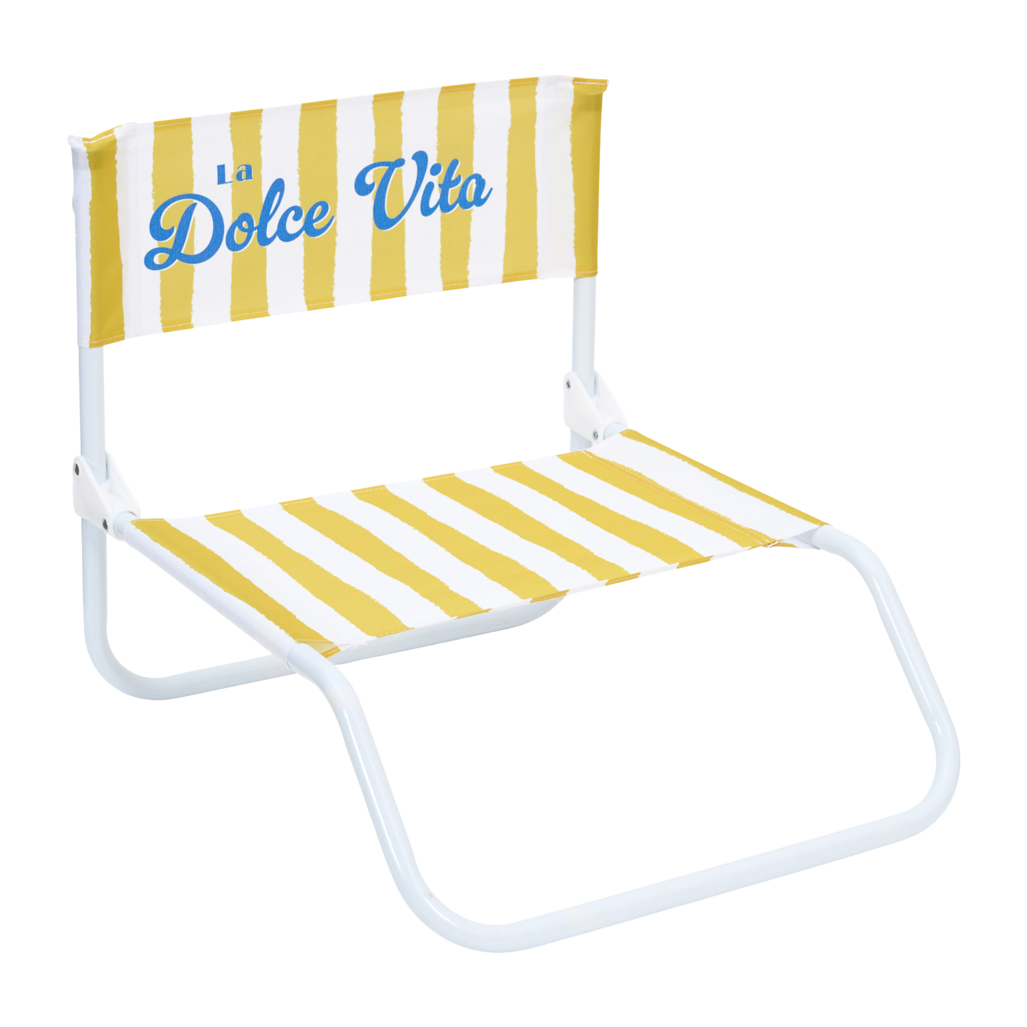 Chaise De Plage Dolce Vita Jaune - Lot De 6