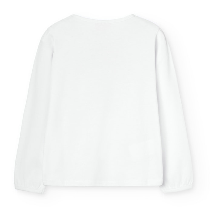 Camiseta punto elástico de niña -BCI