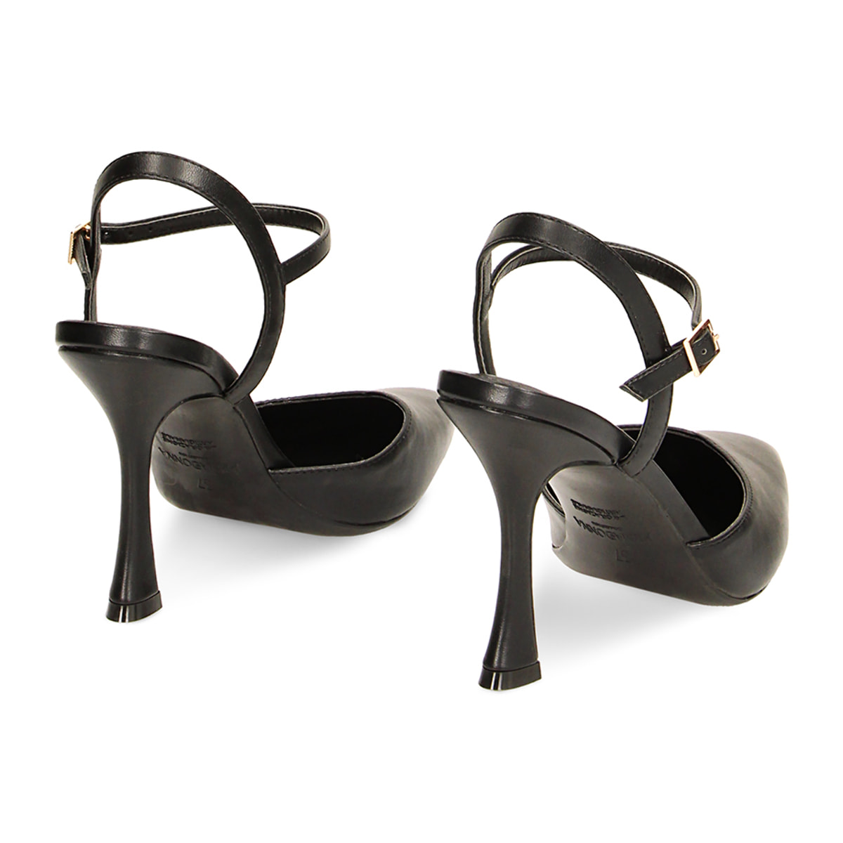 Zapatos de punta cerrada negros casuales