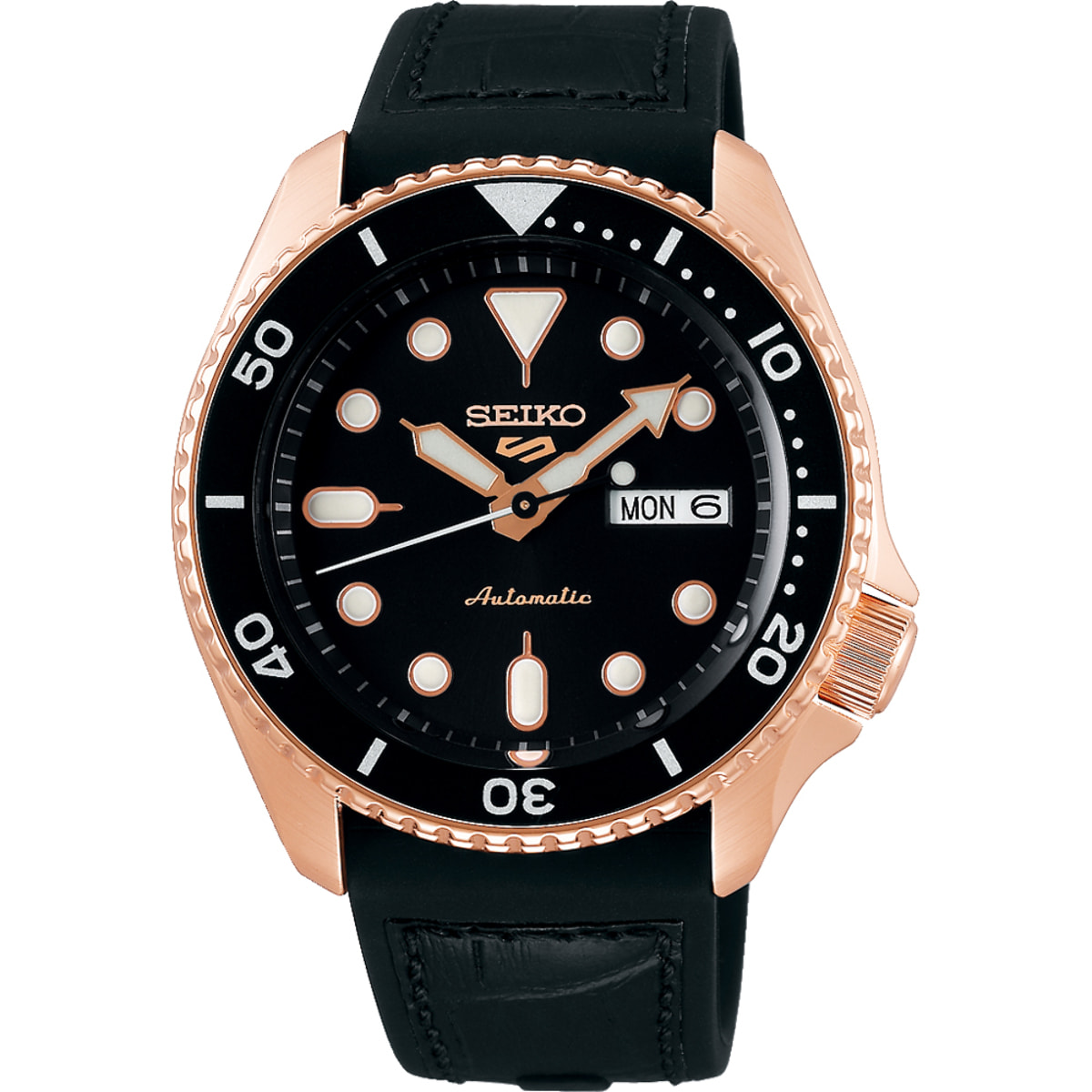 Reloj Seiko SRPD76K1 Hombre Analogico Automatico con Correa de Caucho