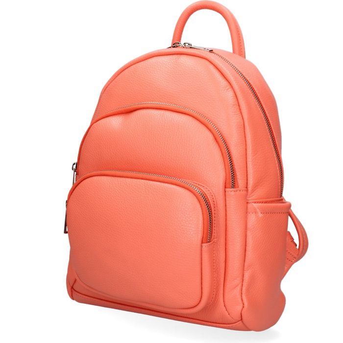Zaino da donna Made in Italy - Modello Valoria Pro - 100% pelle - 26.0 x 31.0 x 11.0 cm