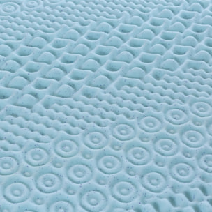 Surmatelas en gel de 6 cm - Bleu