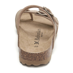 SANDALIA BABUNKERS MARRON