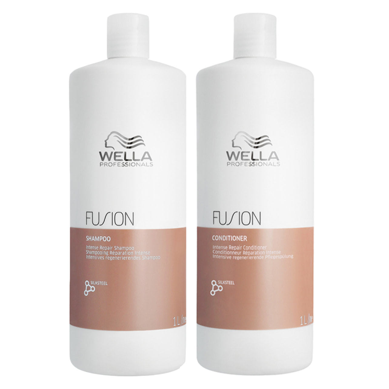 WELLA Kit Fusion Intense Repair Shampoo 1000ml + Conditioner 1000ml
