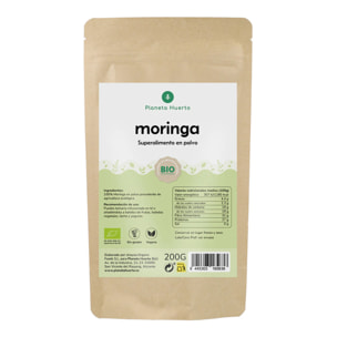 Moringa en Polvo Eco, Planeta Huerto, 200 g