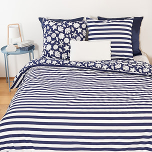 Parure Housse De Couette 3pcs 100% Coton 57 Fils Capri