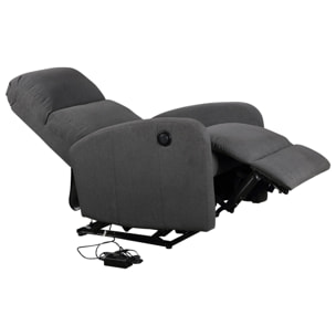 Fauteuil électrique inclinable RELAX gris anthracite