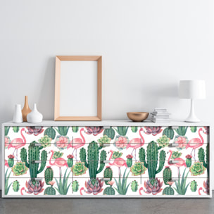 Sticker meuble tropical daisuke 60 x 90 cm