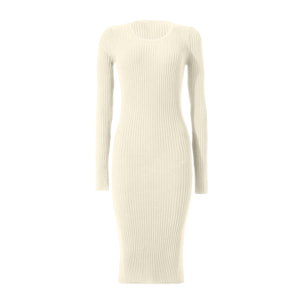 Abito Fine Merino Rib Dress