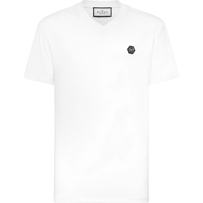 PHILIPP PLEIN T-Shirt V-Neck Ss HEXAGON
