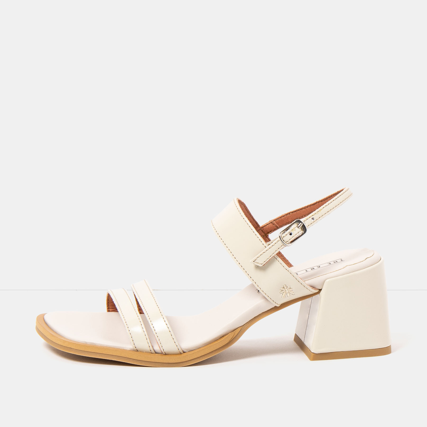 Sandalias con tacón 2010 NAPPA SHINNY CREAM / VERONA color Cream