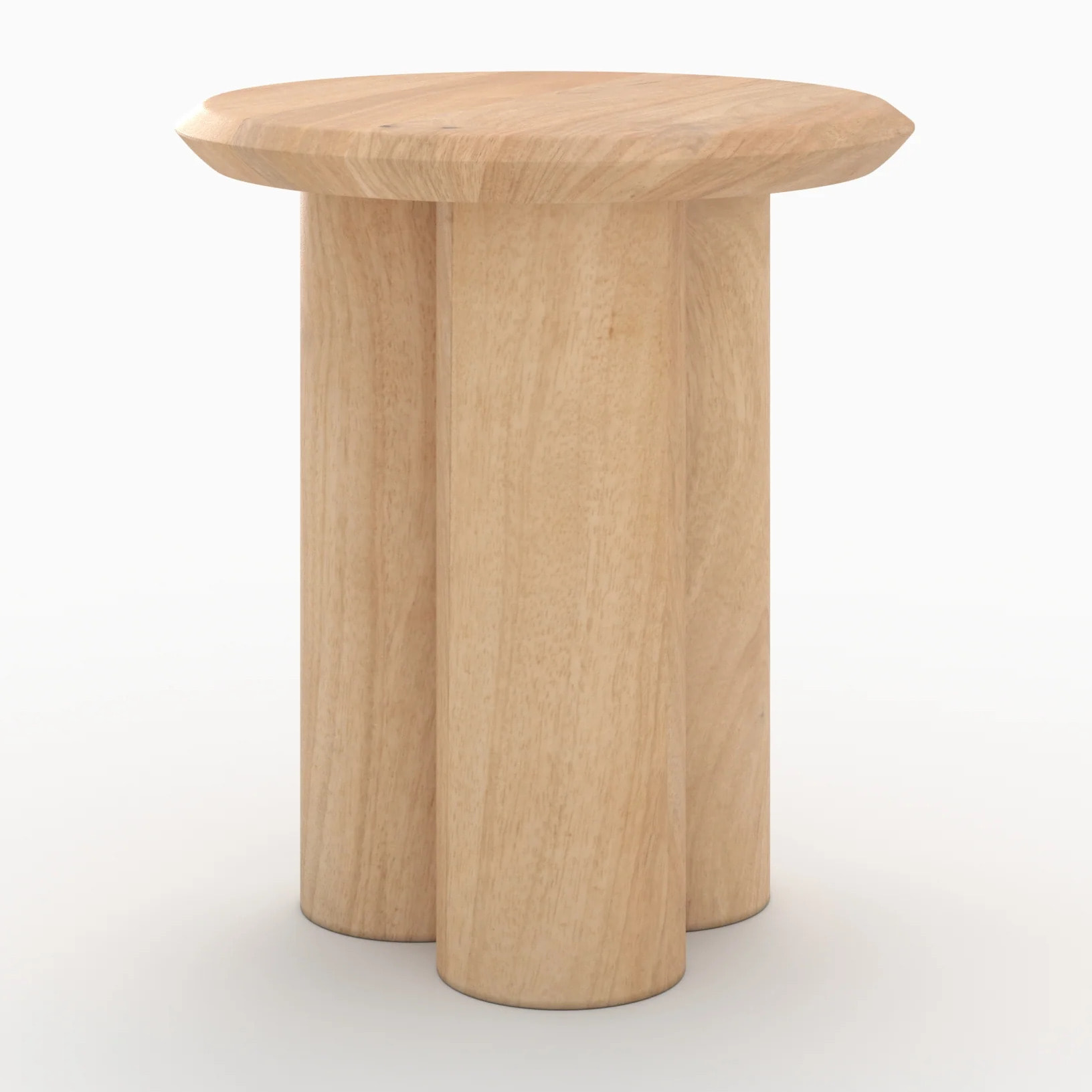 Table d'appoint en bois de manguier D40 cm - Sacha