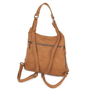 Bolso Mochila Mujer Lois Redwood Camel