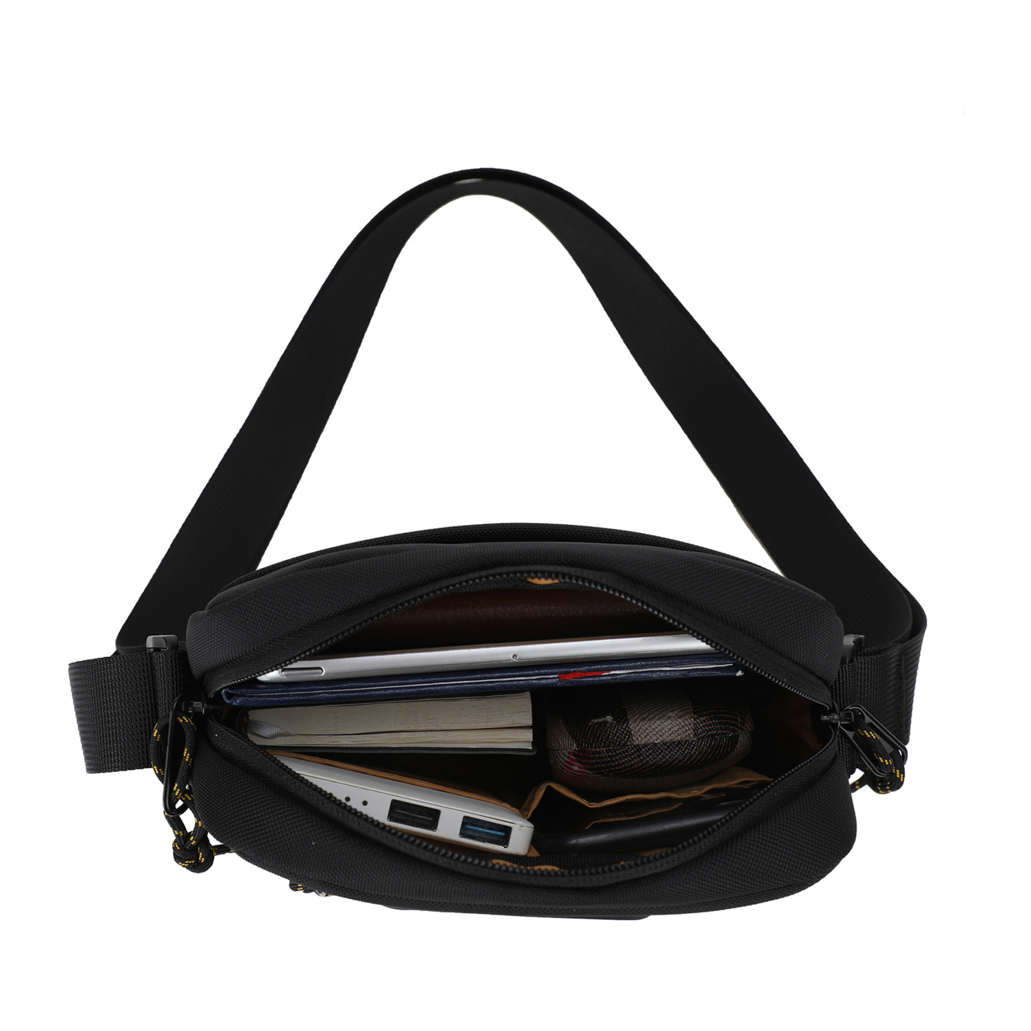 Borsa a spalla unisex Textile Prodotto Vegano 17,5x5,5x22 cm