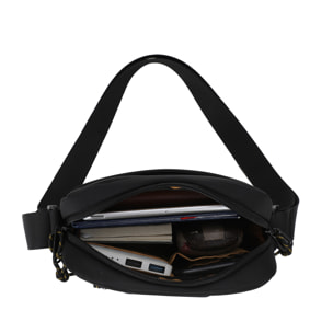 Borsa a spalla unisex Textile Prodotto Vegano 17,5x5,5x22 cm