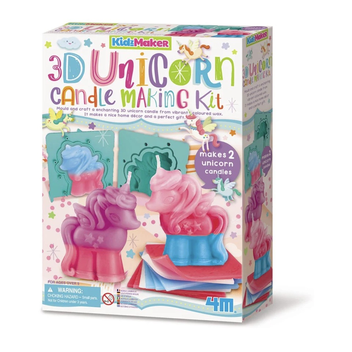 Crea Candele 3D Unicorno