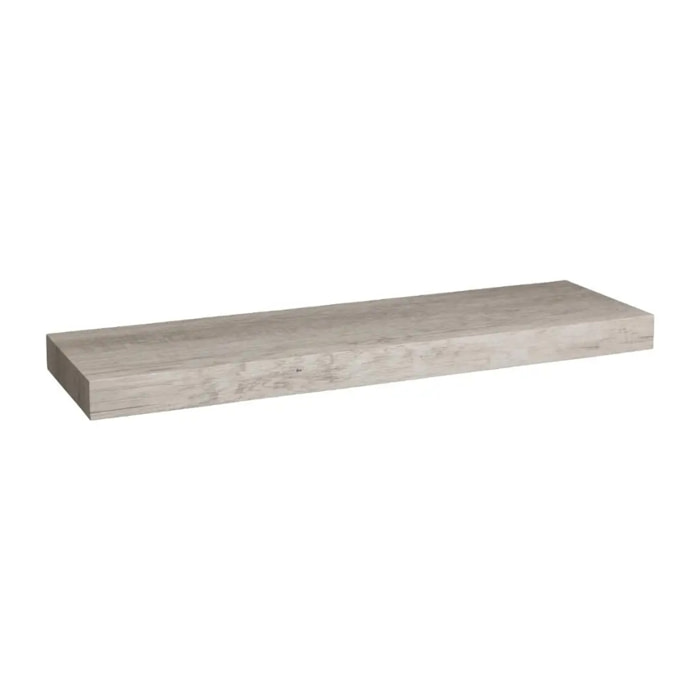 Étagère murale 60cm - Effet chêne gris Fixy