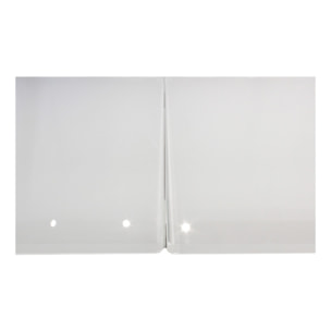 Table extensible 120/180 cm plateau verre - SUBTILE 2