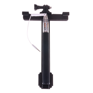 DAM Asta selfie con cavo per tablet 2x1x24 Cm. Colore nero