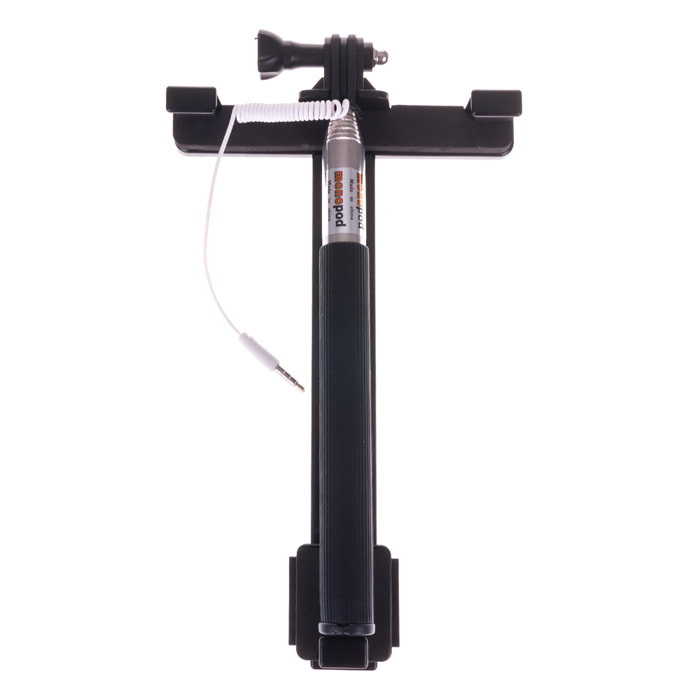 DAM Asta selfie con cavo per tablet 2x1x24 Cm. Colore nero