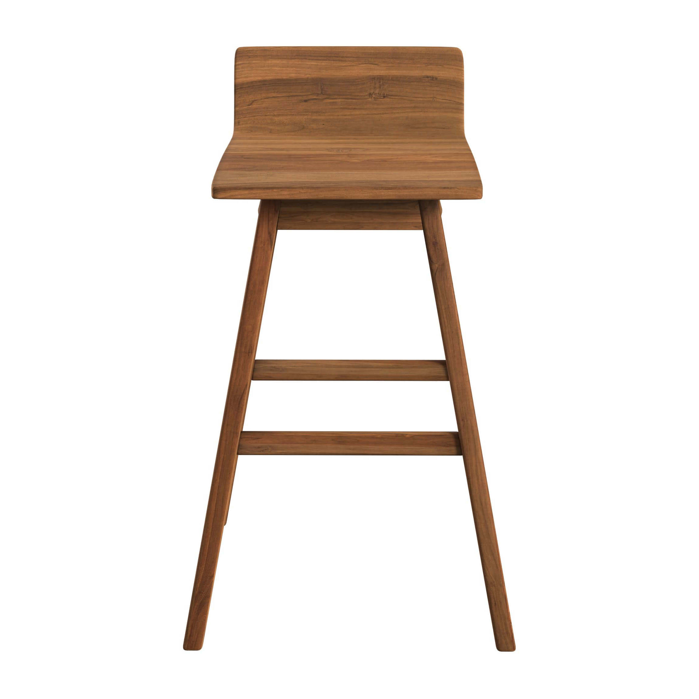 Chaise de bar en bois de teck 72,5 cm - Greta