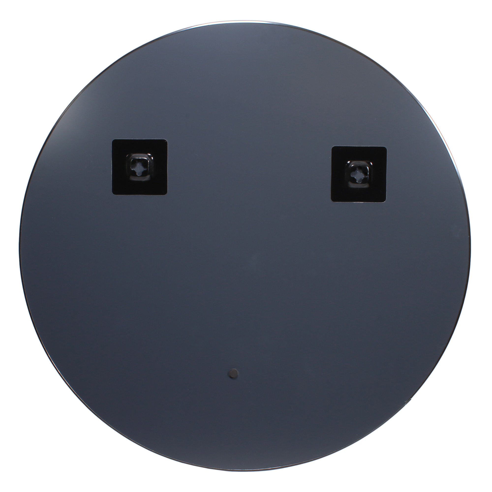Miroir Extra Plat Rond 55cm M6 Noir