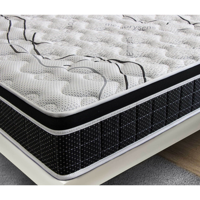 Colchón Viscoelástico HR Memory Carbono de SonnoMattress, Altura 24 cm