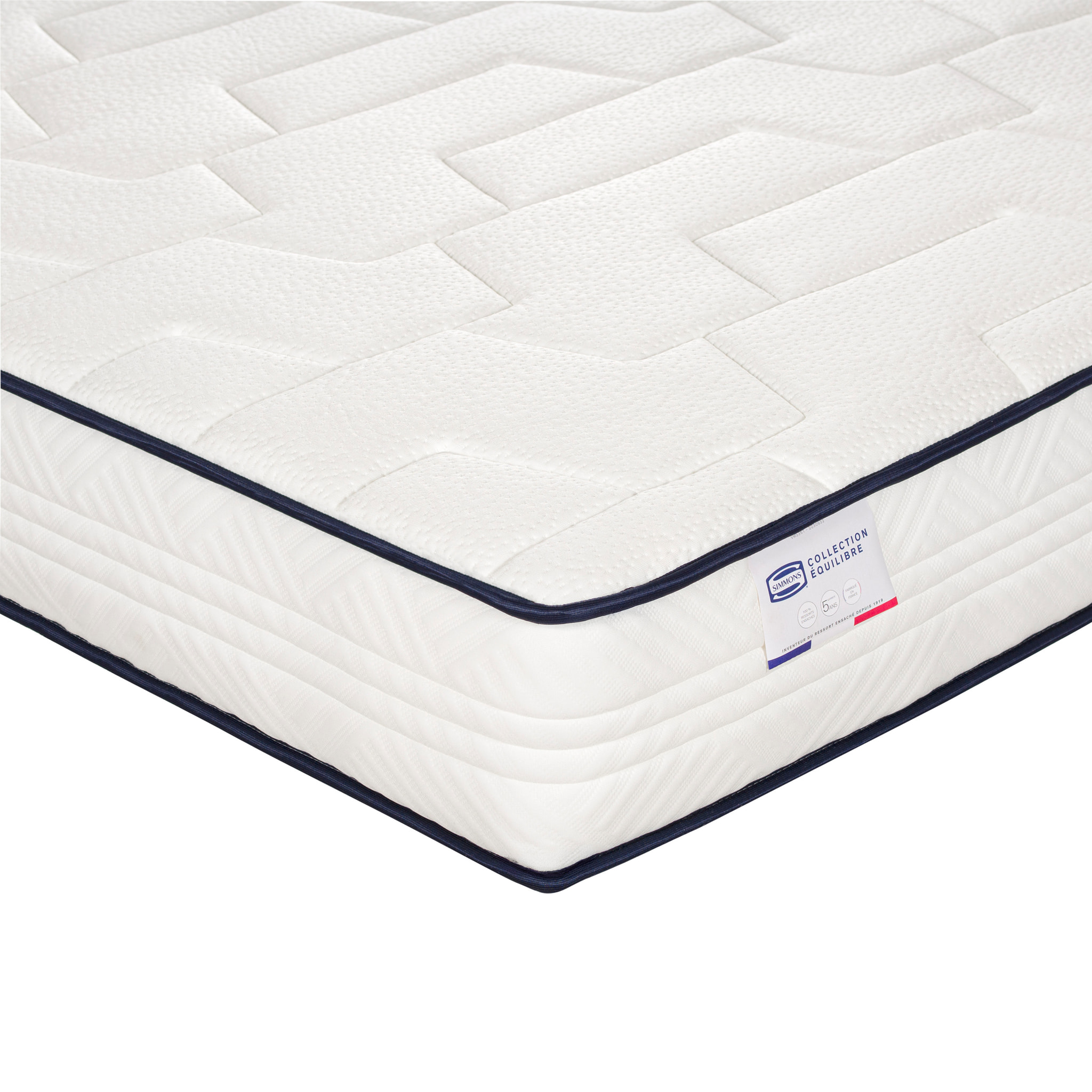 Matelas L'INTEMPOREL , ressorts ensachés, extra ferme, H24