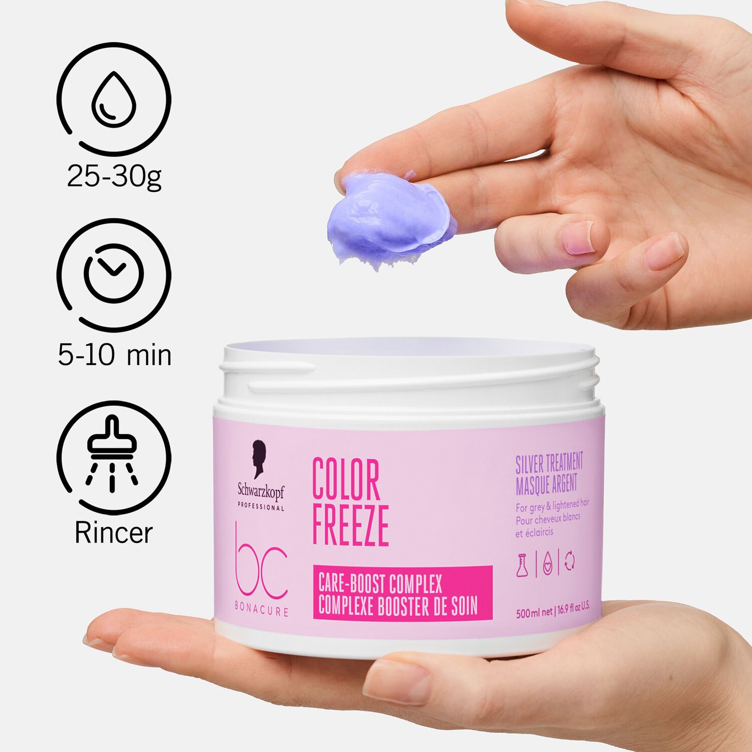 Bc Bonacure Color Freeze - Masque Argent 500 ml