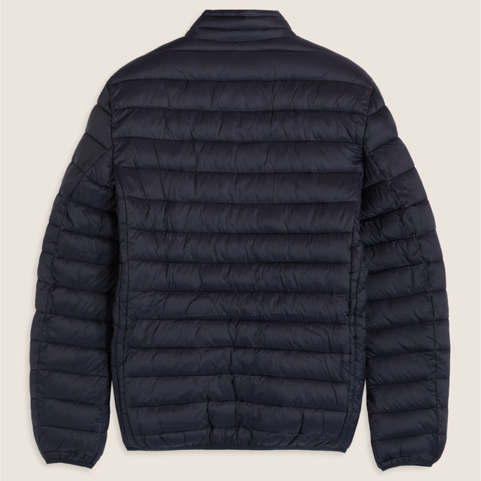 Piumino trapuntato con cappuccio e collo alto